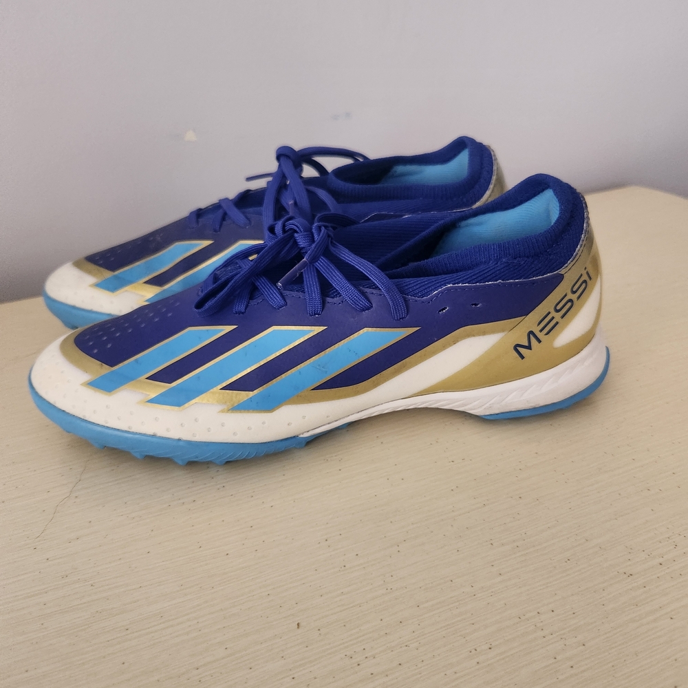 adidas Blue and Gold Athletic Shoes